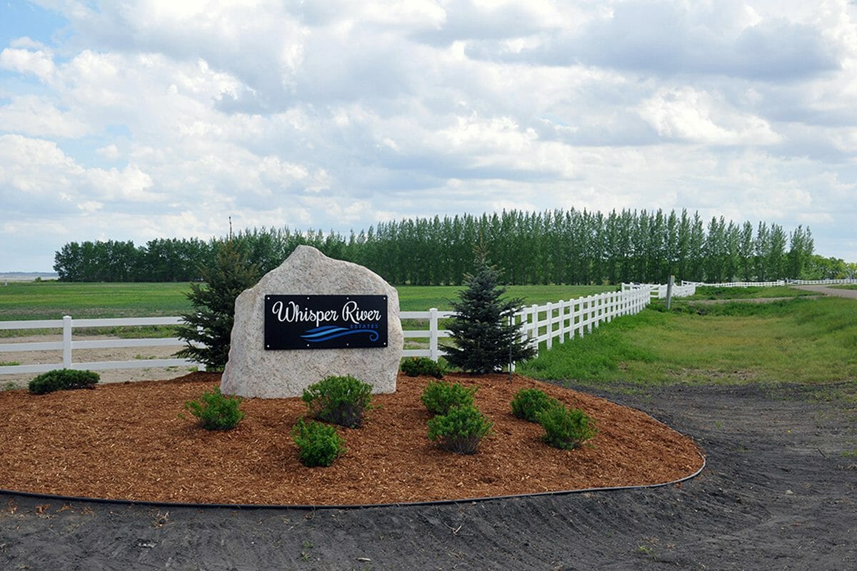 Whisper River Estates Entrance