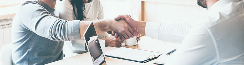 NPD Career departments, shaking hands